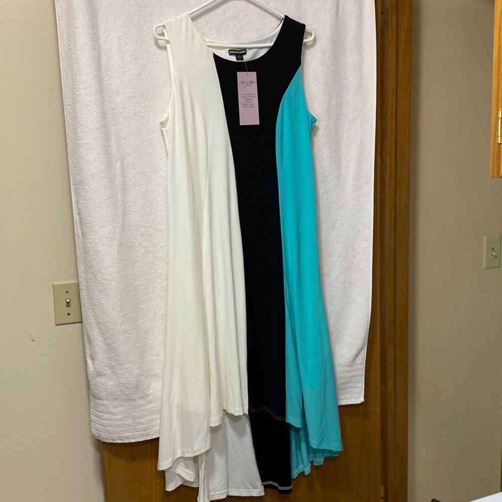 Nina Leonard XL Hi Lo maxi dress